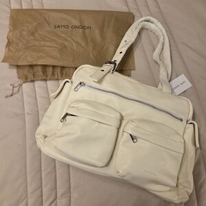 Cream Shoulder Bag